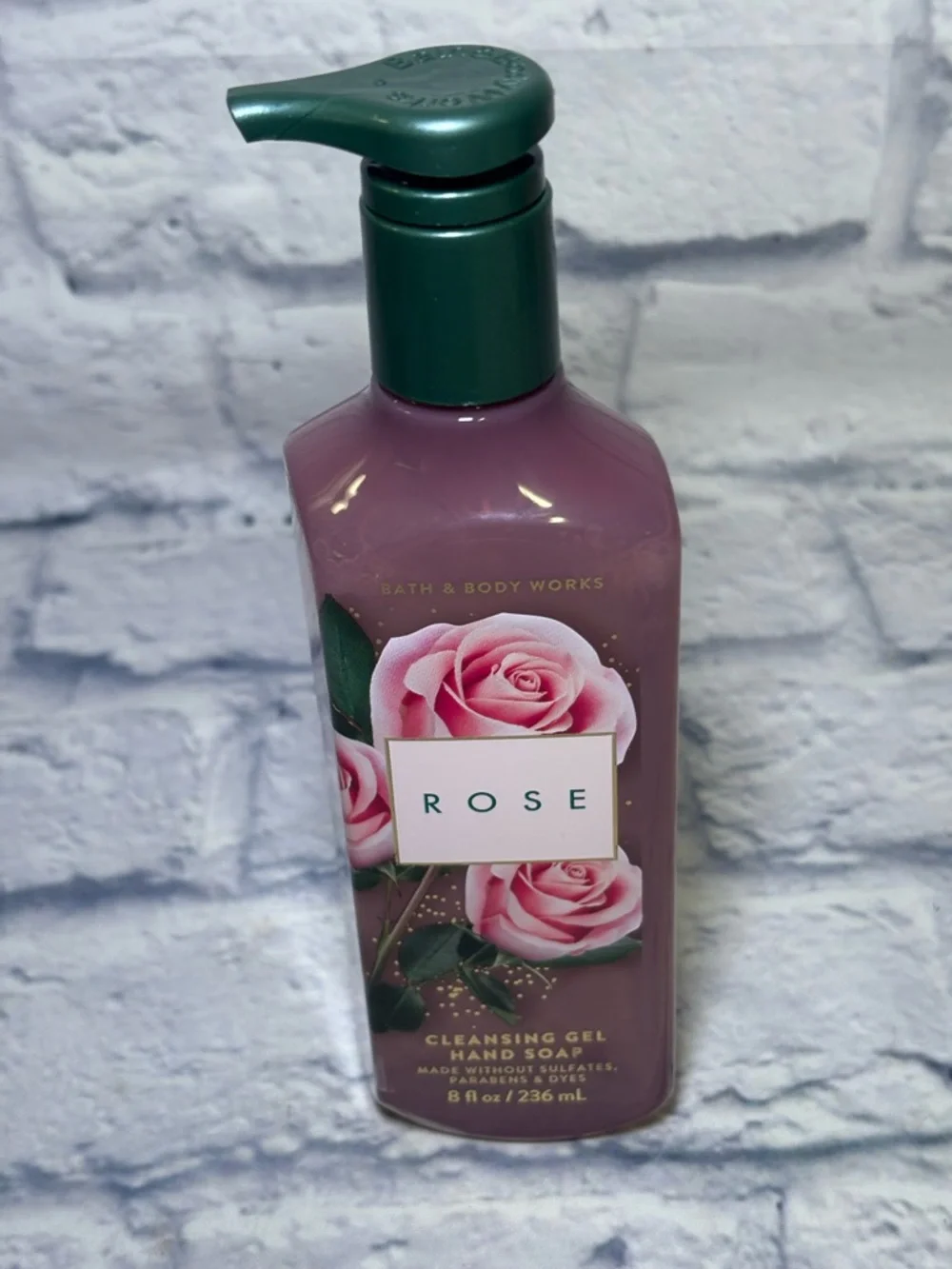 Bath & Body Works Rose Fragrance Mist Body Spray Splash 8Oz & Rose Soap 8oz READ